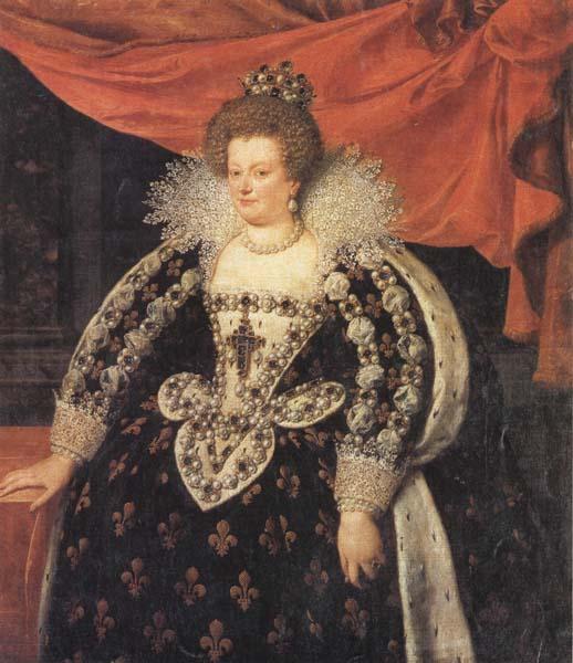 Frans Pourbus the younger Marie de Medicis,Queen of France Sweden oil painting art